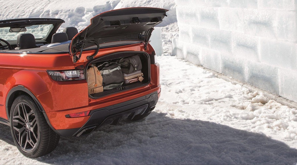 Range Rover Evoque Convertible Boot Space