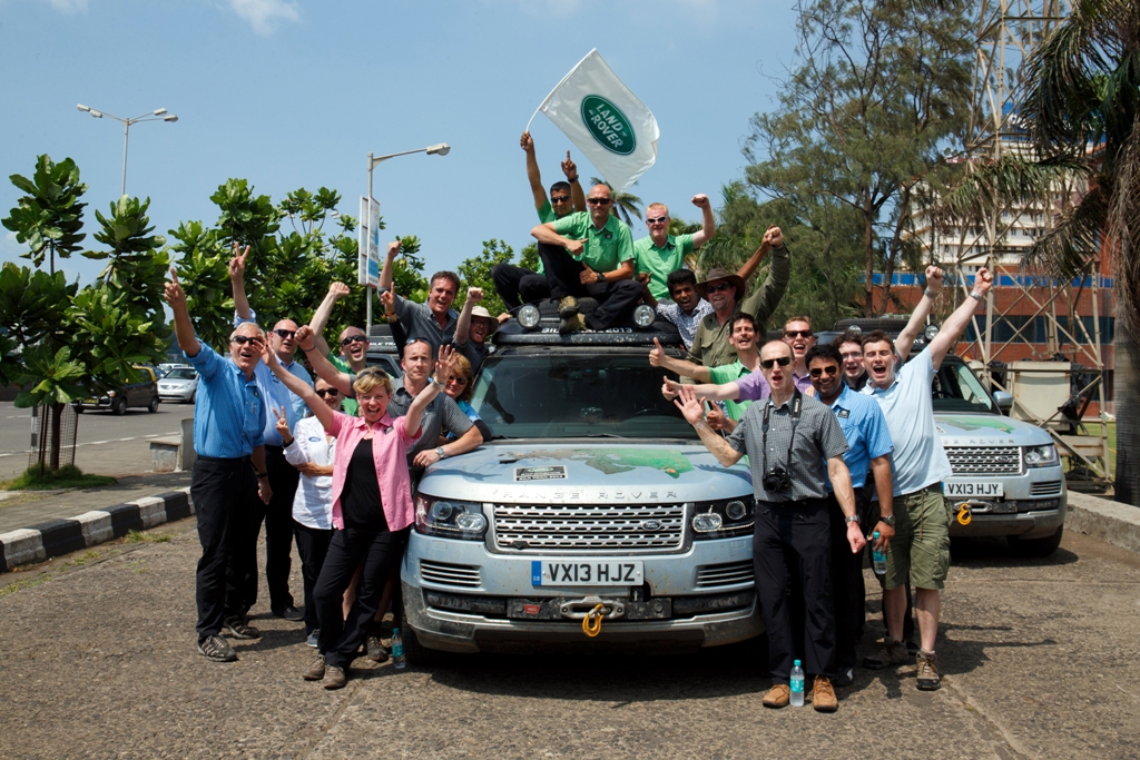 Range Rover Silk Trail Arrival India