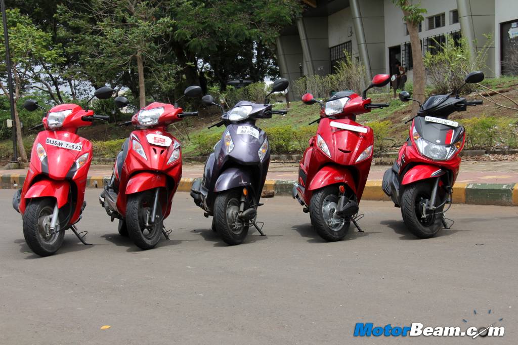 Ray vs Wego vs Let's vs Activa i vs Maestro