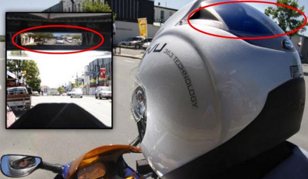 Reevu MSX-1 rear view helmet
