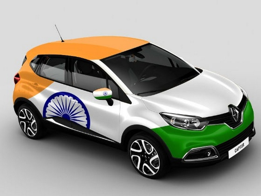 Renault Captur India Flag