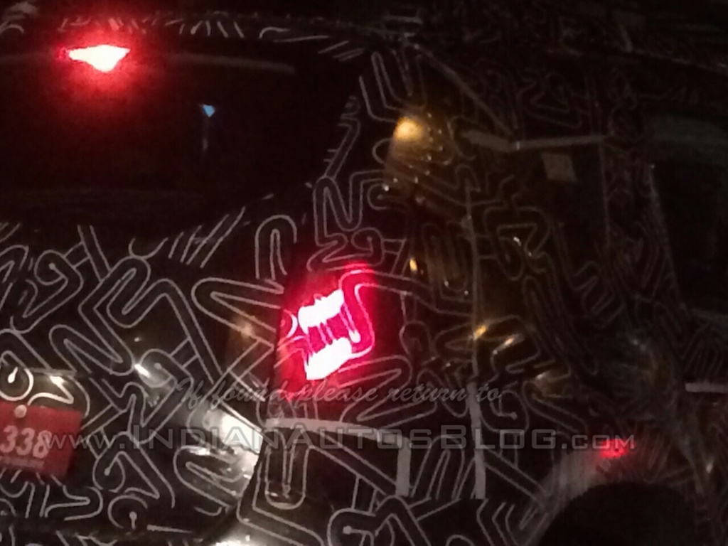Renault Duster Facelift LED Tail Lights Testing