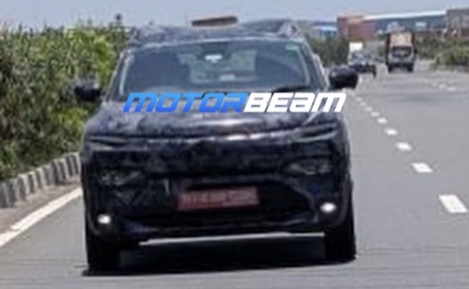 Renault Kiger Facelift Spotted