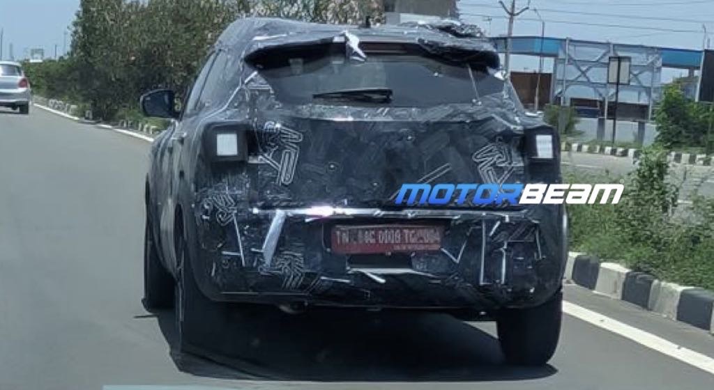 Renault Kiger Facelift Spotted Rear