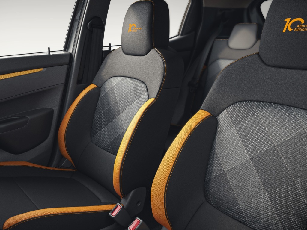 Renault Kwid Anniversary Edition interior seats