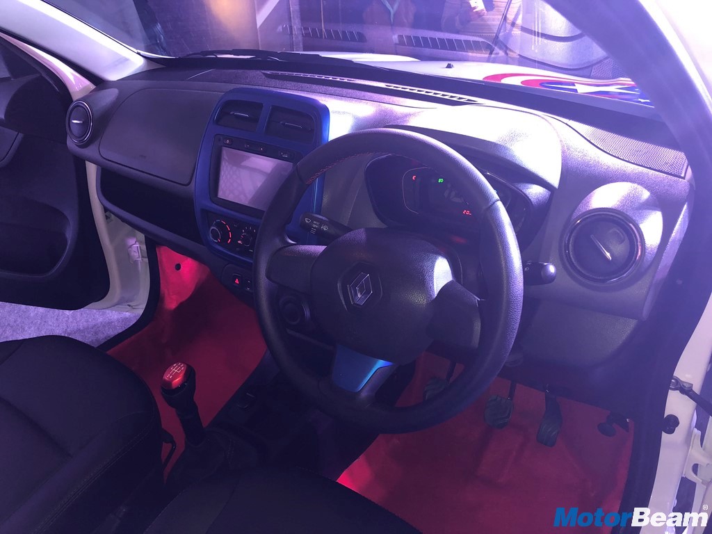 Renault Kwid Captain America Interior