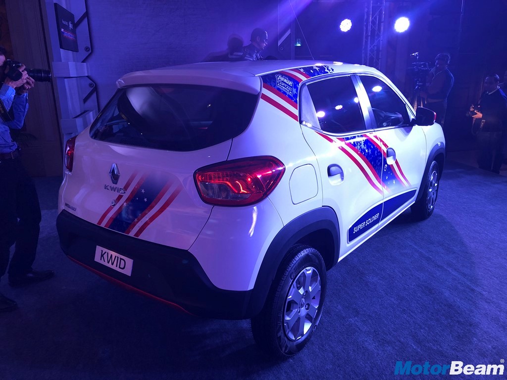 Renault Kwid Captain America Rear