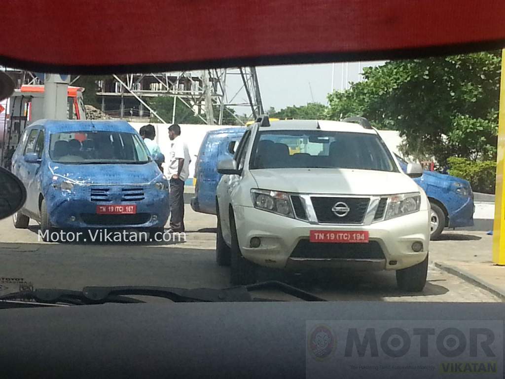Renault Lodgy Spy Shot