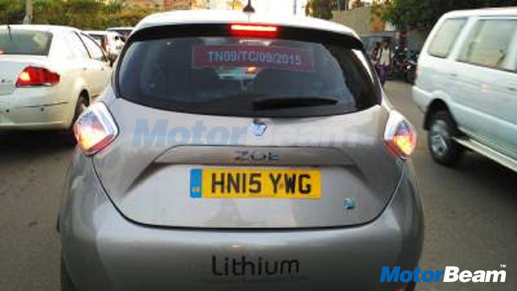 Renault Zoe Spotted In India