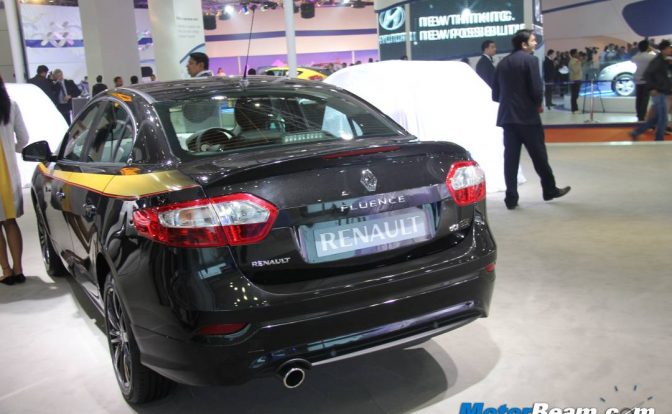 Renault Fluence Black Edition Rear