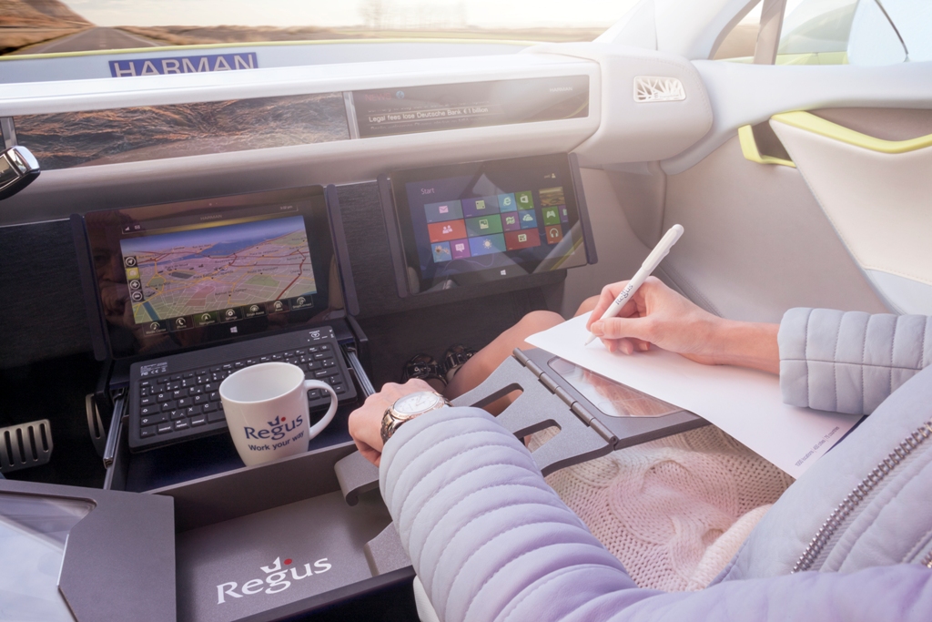 Rinspeed-Regus XchangE Driverless Car