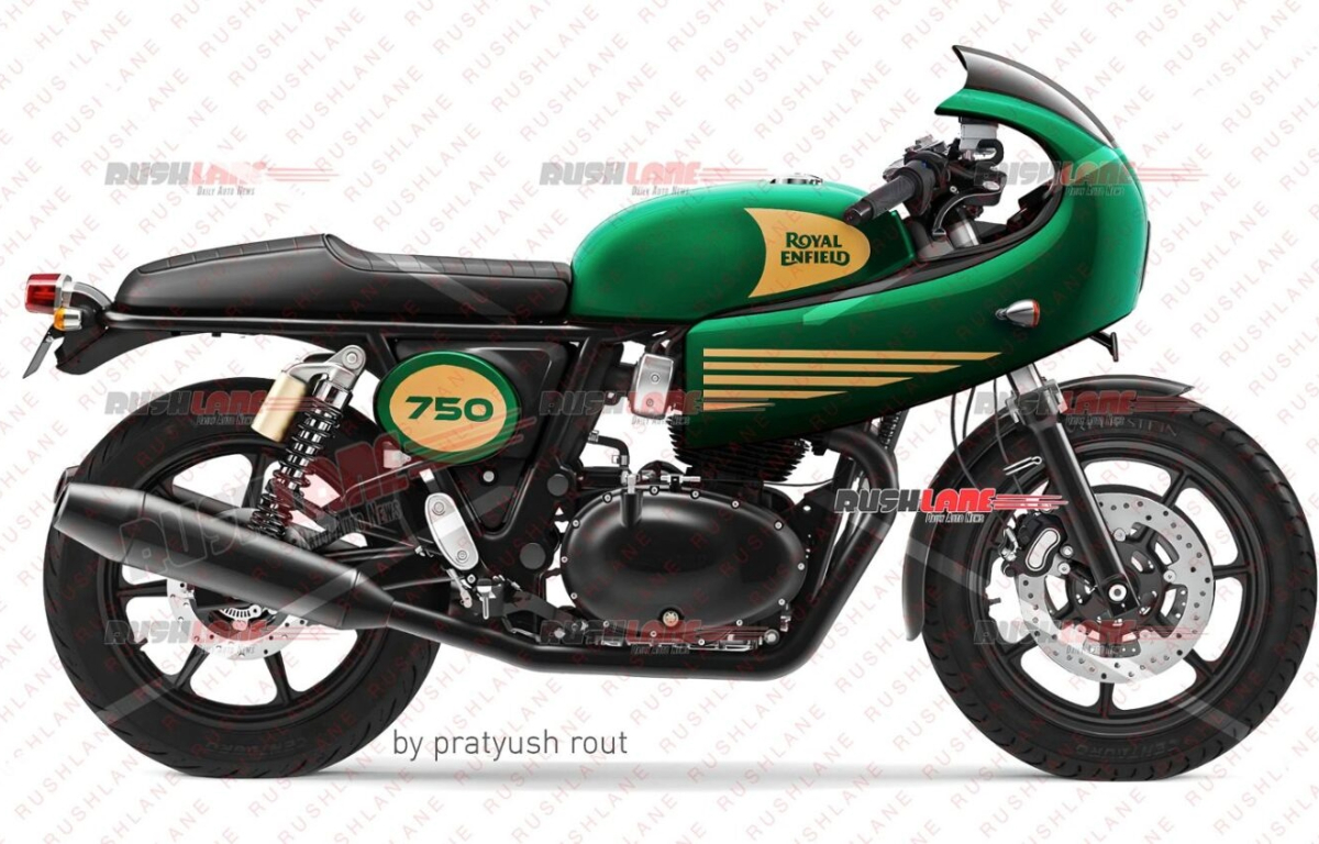 Royal Enfield Continental GT-R 750 green