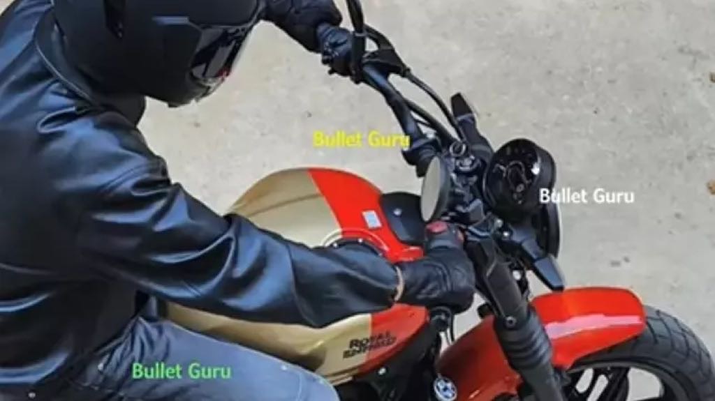 Royal Enfield Guerrilla 450 Spied