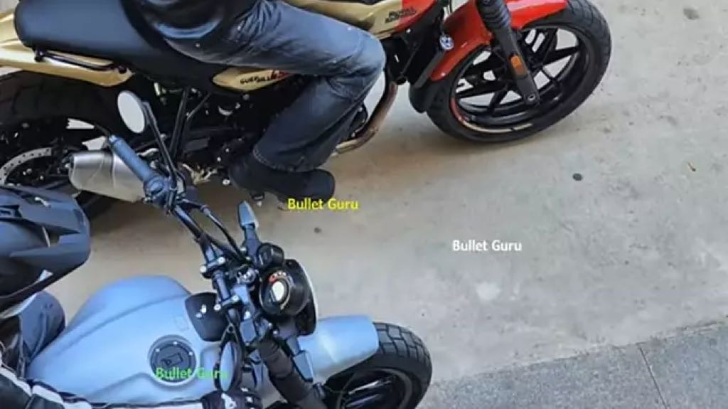 Royal Enfield Guerrilla 450 Spotted