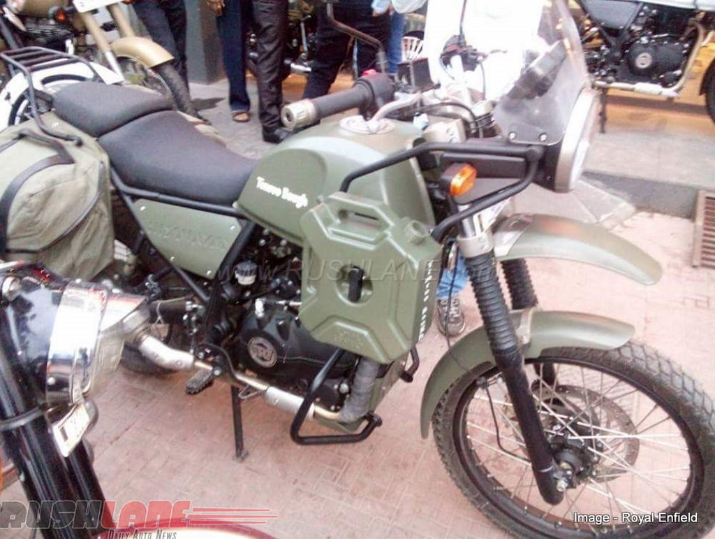Royal Enfield Himalayan Army Green Side