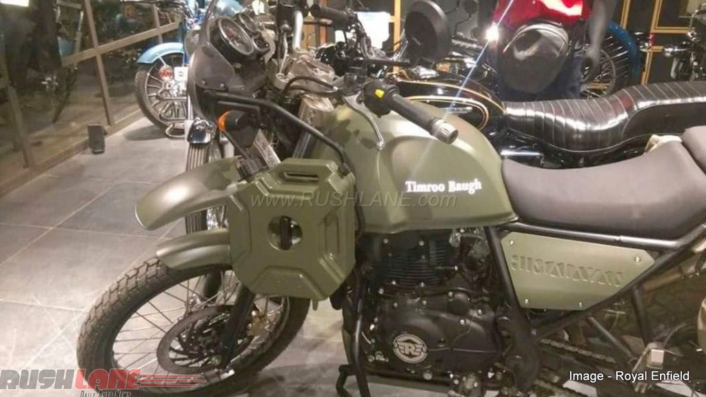 Royal Enfield Himalayan Army Green Spotted