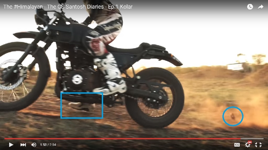 Royal Enfield Himalayan Broken Foot Peg