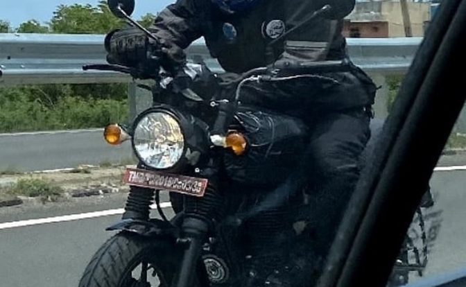 Royal Enfield Hunter 350 Spotted