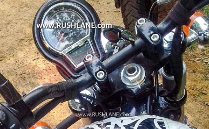 Royal Enfield Hunter Instrument Cluster Spied