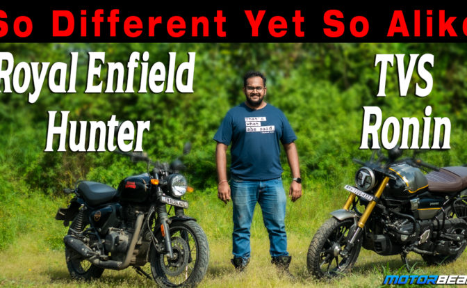 Royal Enfield Hunter vs TVS Ronin Comparison Video