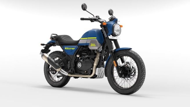 Royal Enfield Scram 411 Skyline Blue