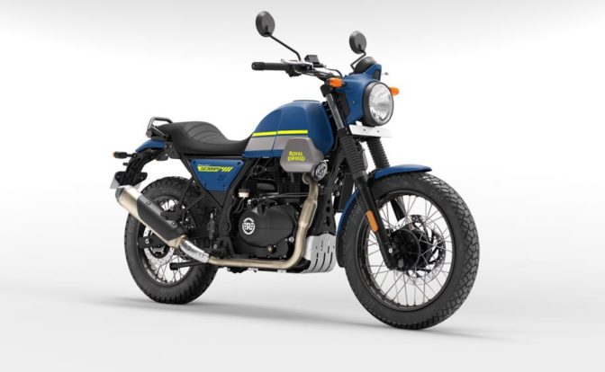 Royal Enfield Scram 411 Skyline Blue