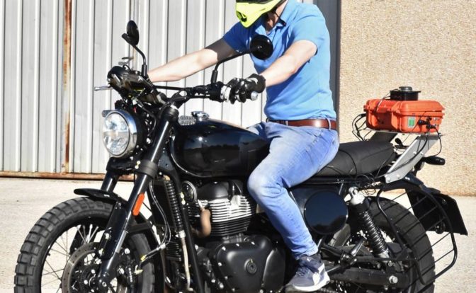 Royal Enfield Scrambler 650 Spied Undisguised