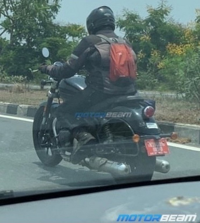 Royal Enfield Shotgun Spied Rear