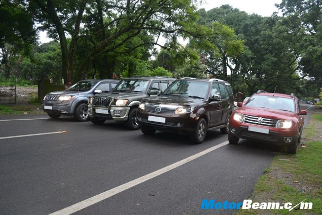SUV Shootout Front Lineup