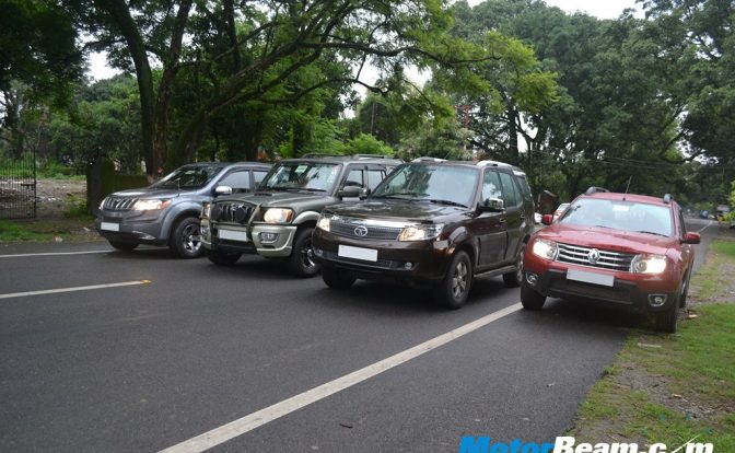 SUV Shootout Front Lineup
