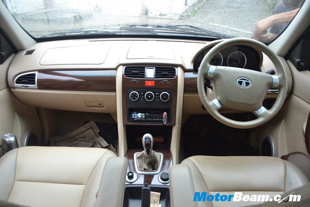 SUV Shootout Tata Safari Storme Interiors