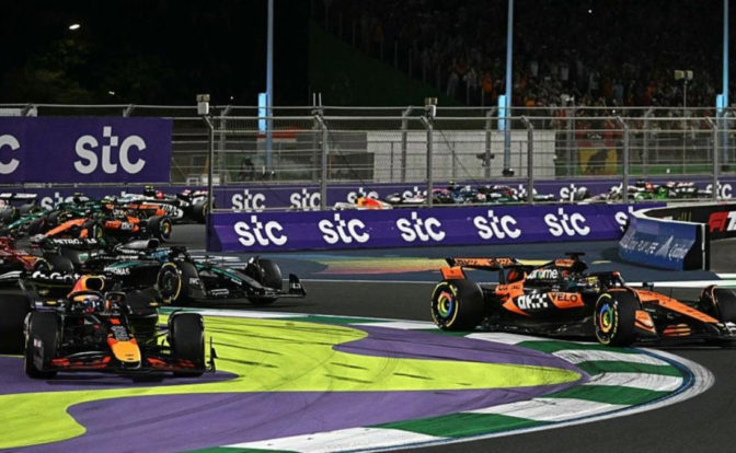 Saudi Arabian GP Turn 1