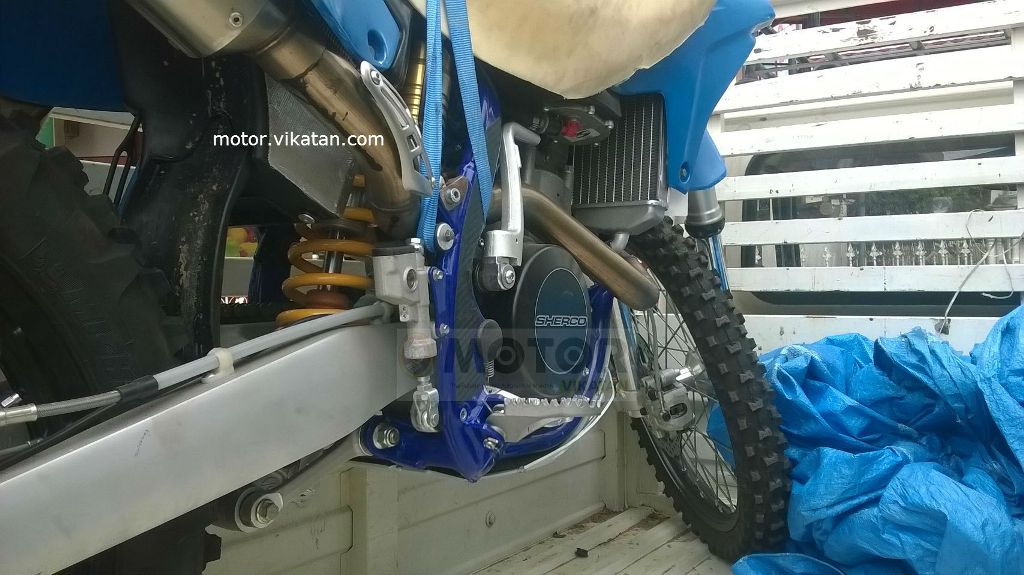Sherco 450I Enduro Spy Shot Engine
