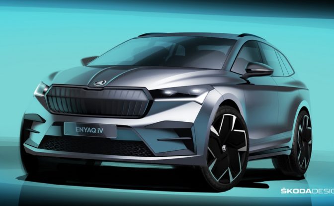 Skoda Enyaq IV Design Front