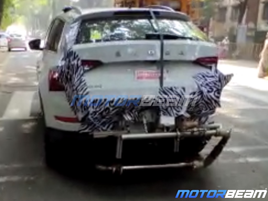 Skoda Kodiaq BS6 Spotted Rear