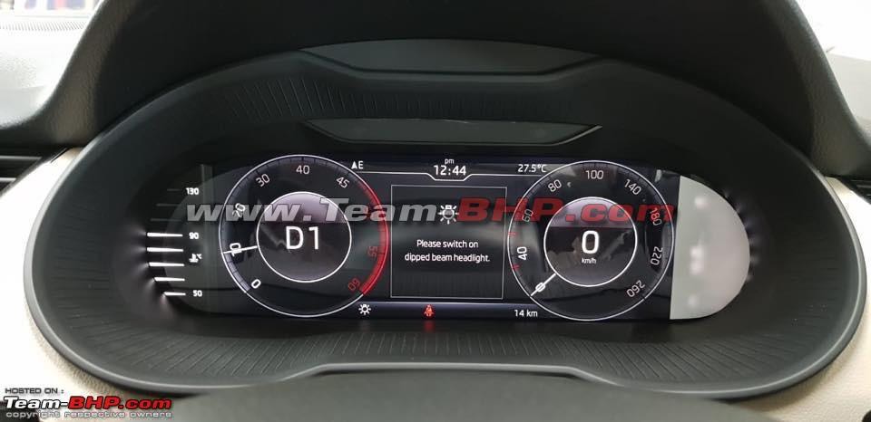 Skoda Octavia Digital Instrument Cluster