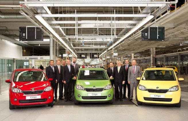 Skoda CitiGo Production