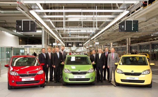 Skoda CitiGo Production