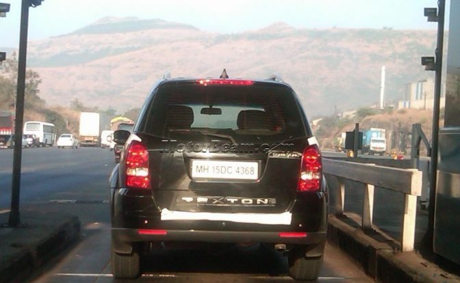 SsangYong Rexton Spied In India