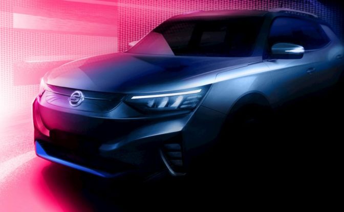 Ssangyong E100 EV Teaser