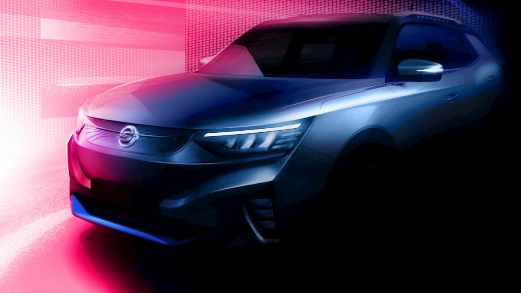 Ssangyong Motor Company E100 EV Teaser