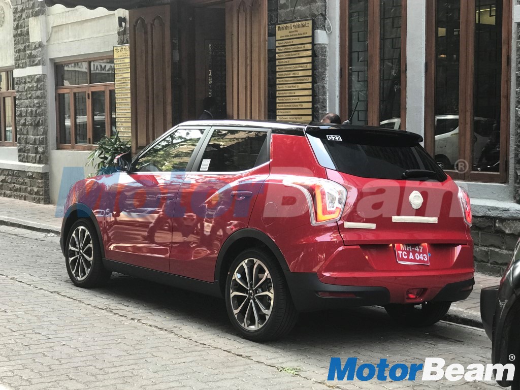 Ssangyong Tivoli Spied In Mumbai