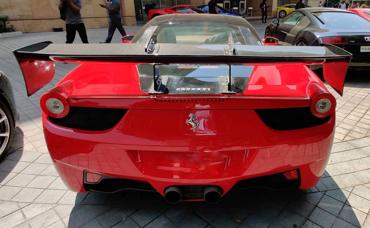 Stolen Ferrari Rear
