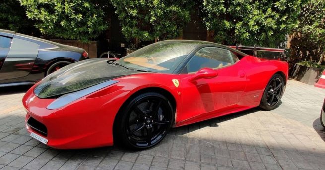 Stolen Ferrari Side