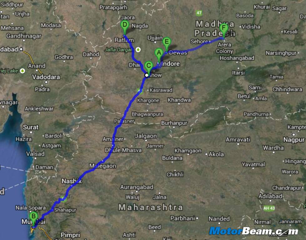 Superbike SaddleSore Map