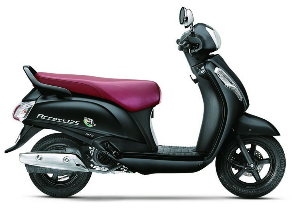Suzuki Access Matte Black Side