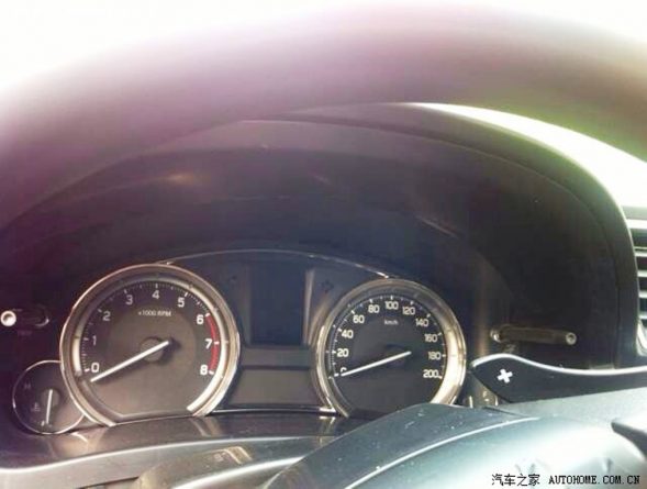Suzuki Alivio Spy Shot Instrument Cluster