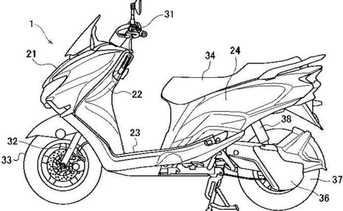 Suzuki Burgman Electric Design