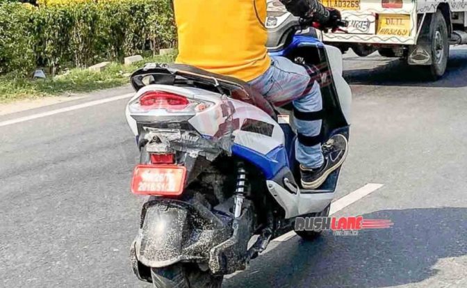 Suzuki Burgman Electric Spotted