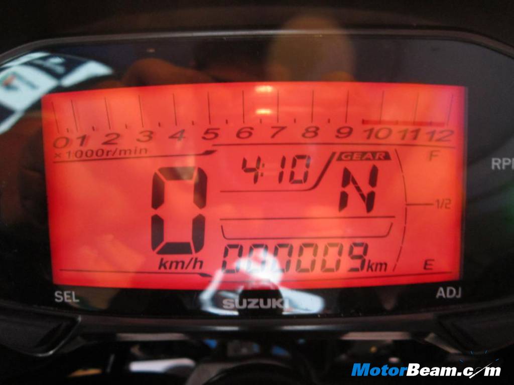 Suzuki Gixxer Instrument Cluster